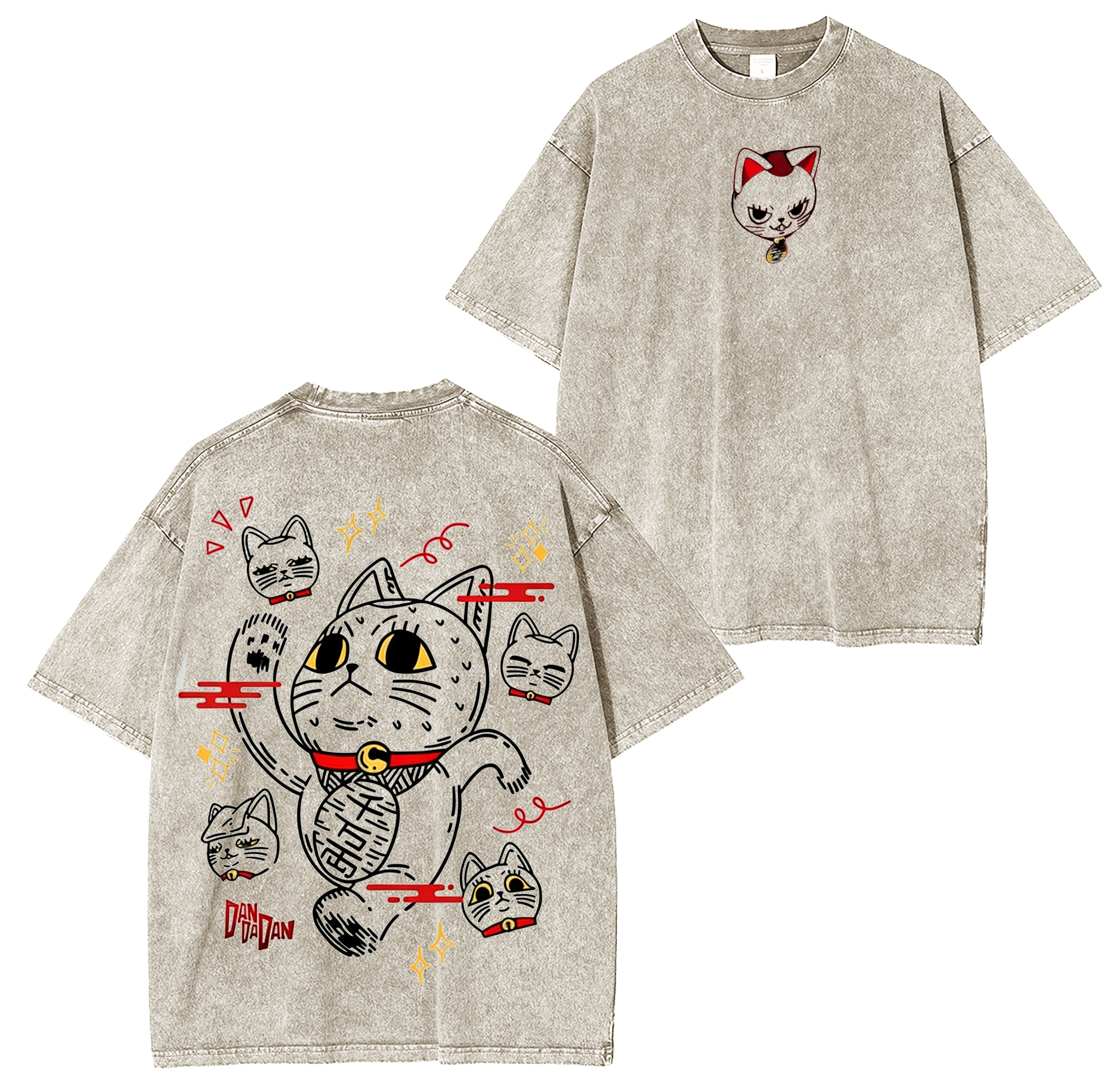 Turbo Granny,Dandadan  Anime Washed T-shirt/Crewneck/Hoodie