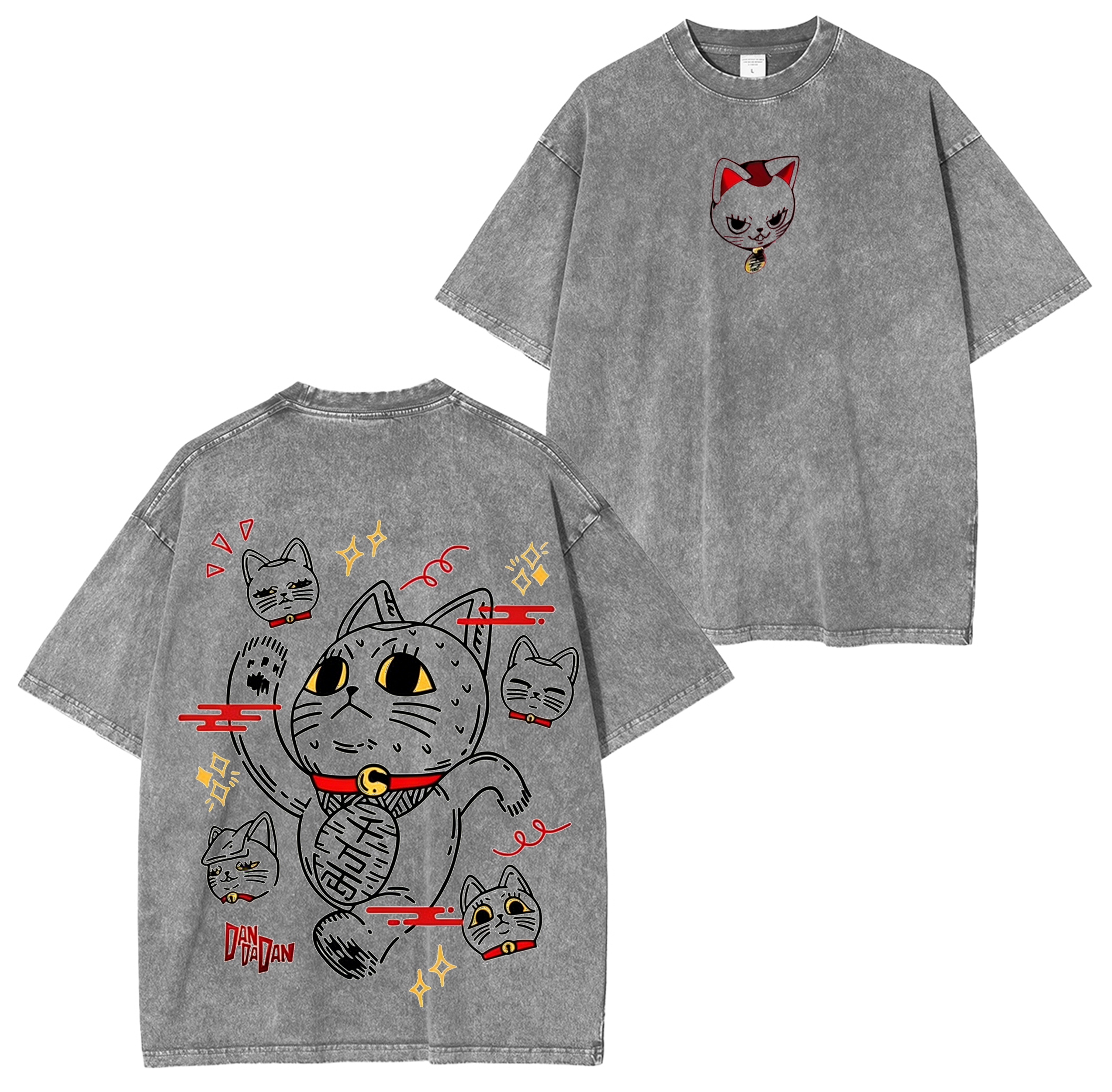 Turbo Granny,Dandadan  Anime Washed T-shirt/Crewneck/Hoodie