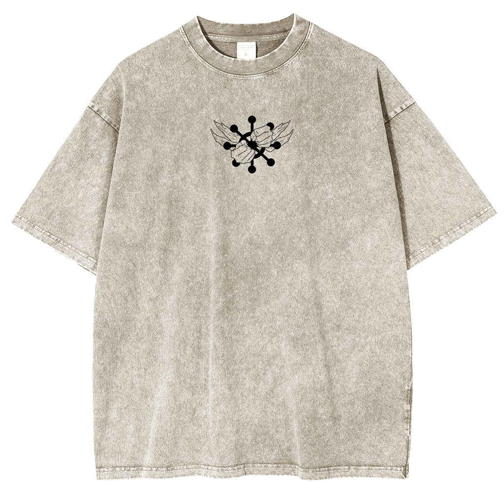 Megumi & Mahoraga,Jujutsu Kaisen Anime Washed Unisex T-Shirt