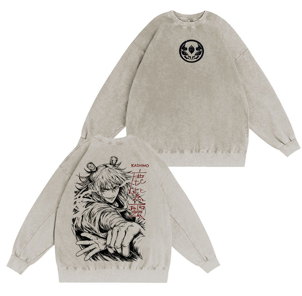 Hajime Kashimo ,Jujutsu Kaisen  Anime Vintage Washed T-shirt/Crewneck/Hoodie