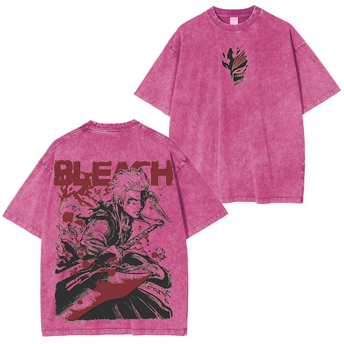 Ichigo Kurosaki Bleach Anime Washed T-shirt/Crewneck/Hoodie