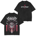 Retro Heavy Eren Yeager X Attack On Titan Anime  Washed T-shirt/Crewneck/Hoodie