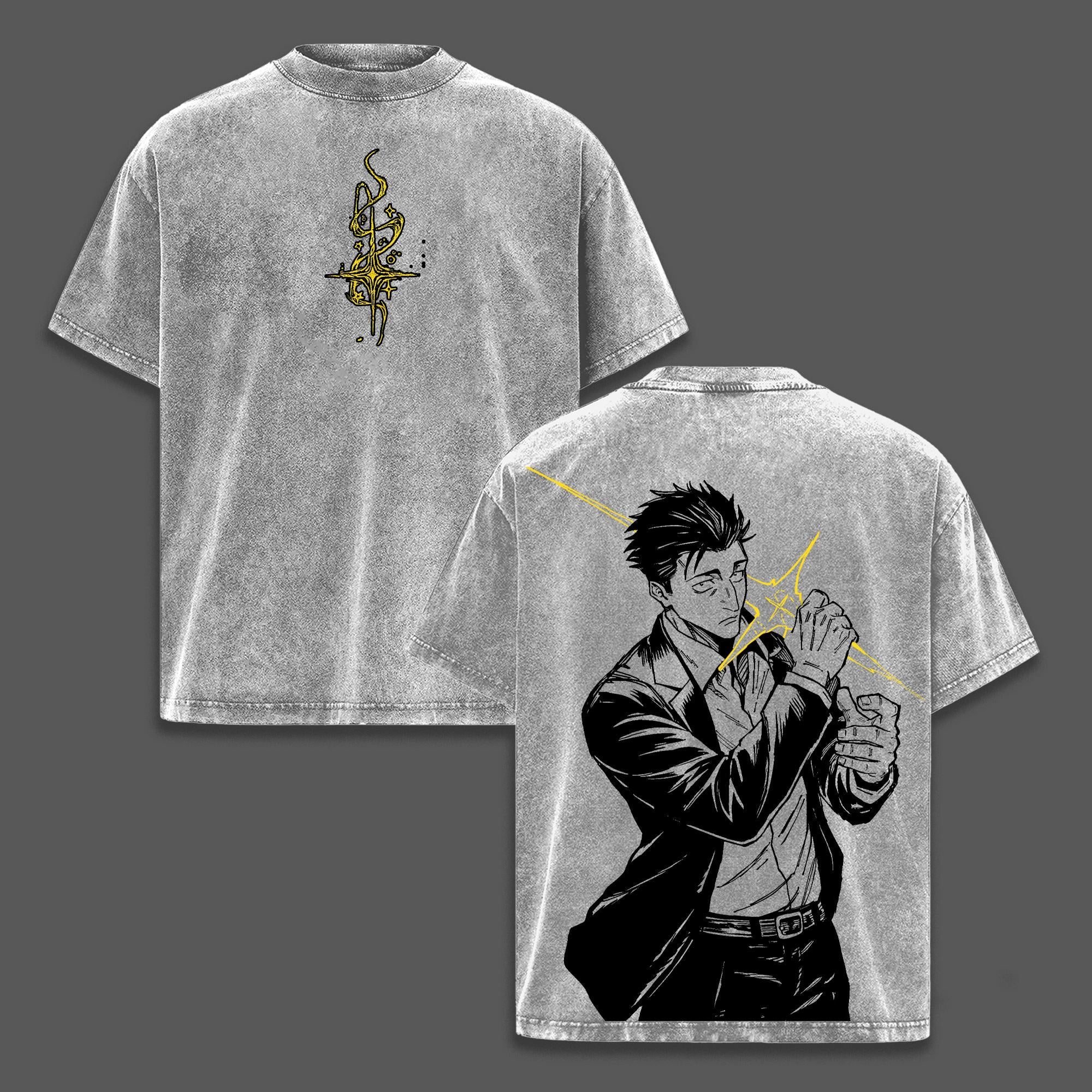 Hiromi Higuruma Vintage Jujutsu Kaisen washed T-shirt/Crewneck/Hoodie