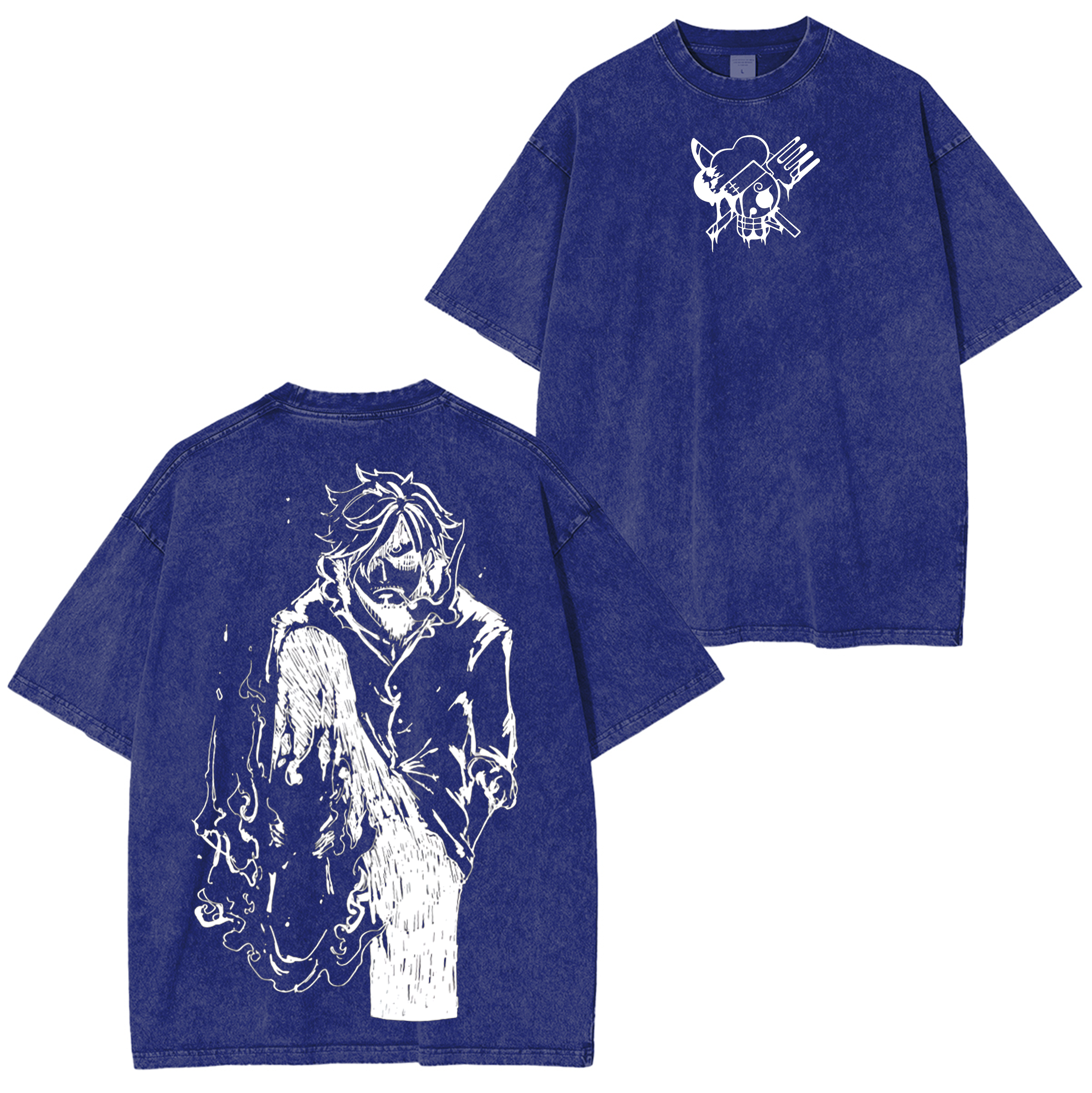 Sanji,One Piece Anime Washed T-shirt/Crewneck/Hoodie