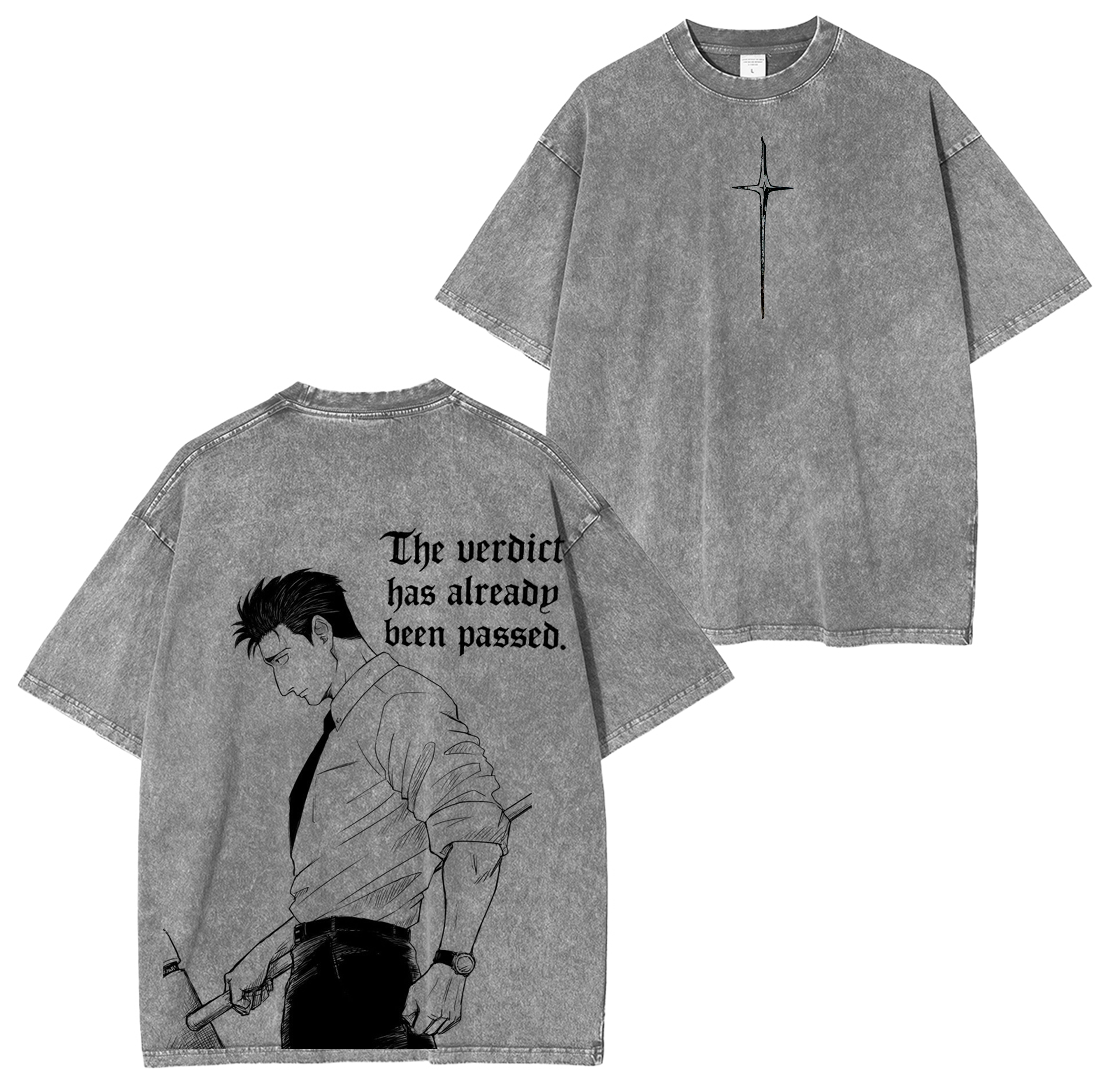 Higuruma Hiromi Jujutsu Kaisen Anime Washed T-shirt/Crewneck/Hoodie