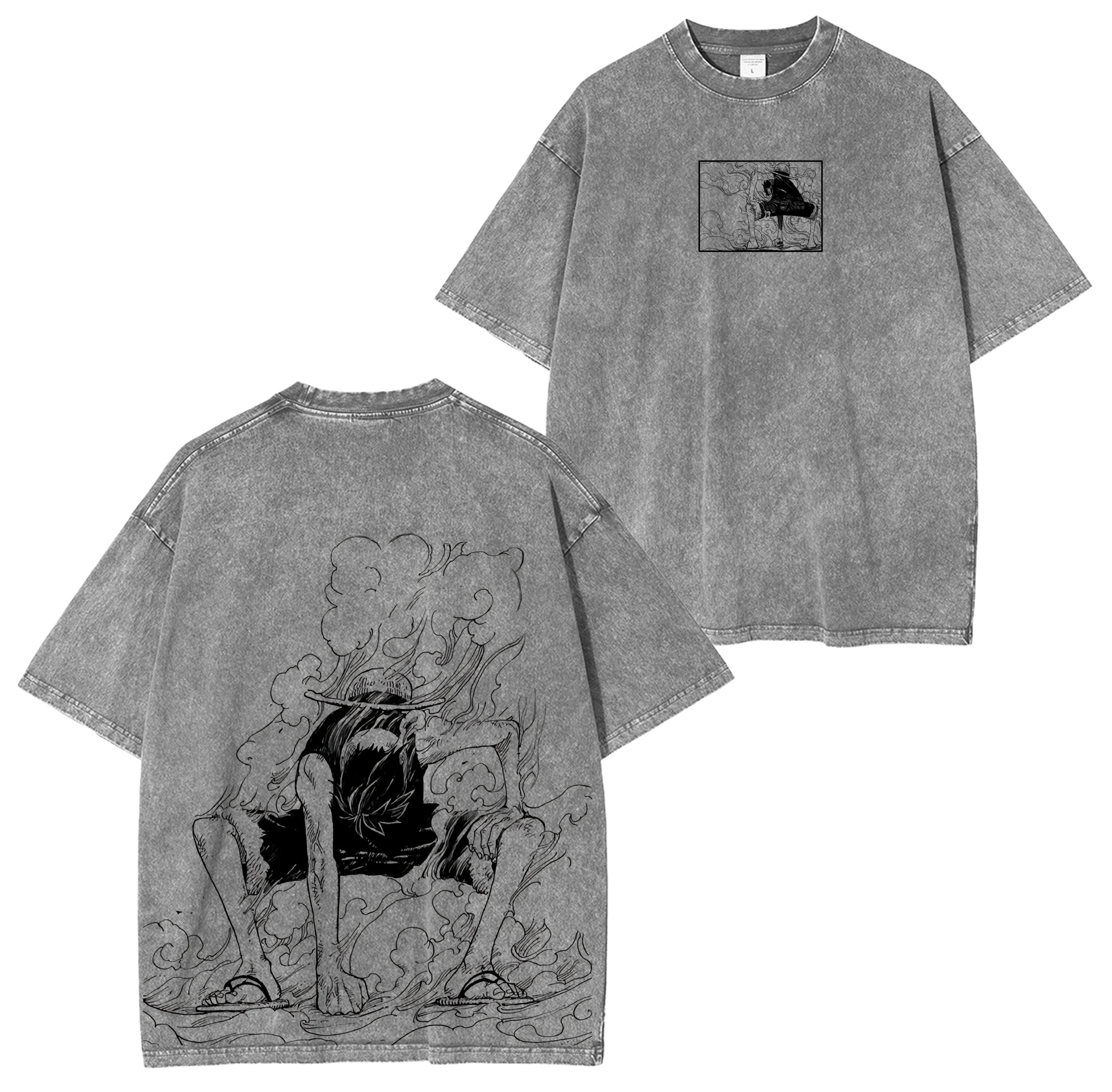 One Piece Anime Washed T-shirt/Crewneck/Hoodie