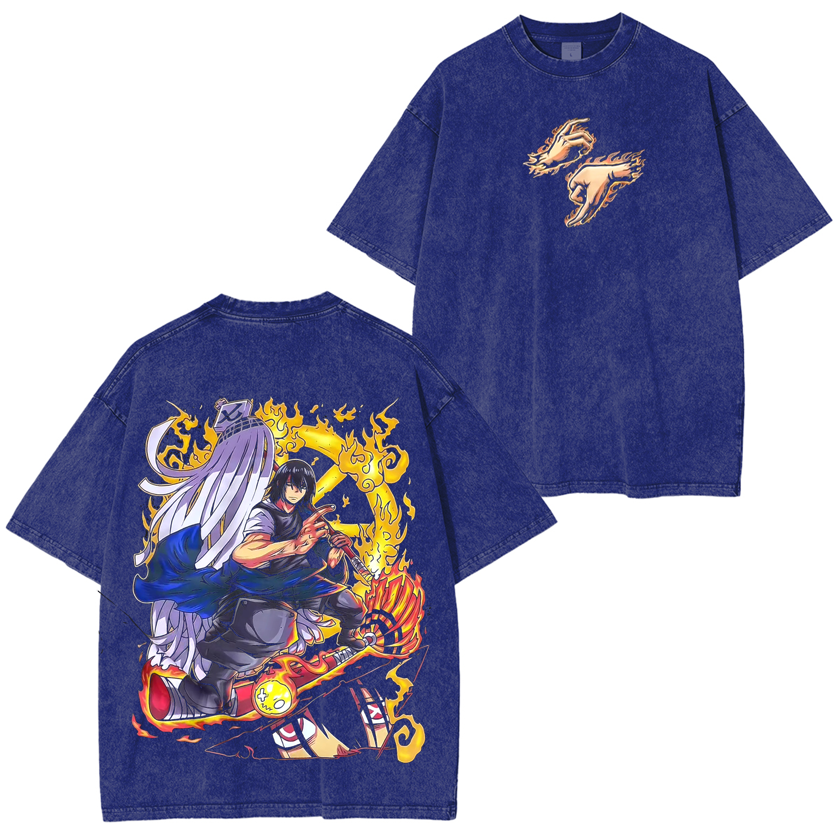 Benimaru,Fire Force Anime Washed T-shirt/Crewneck/Hoodie