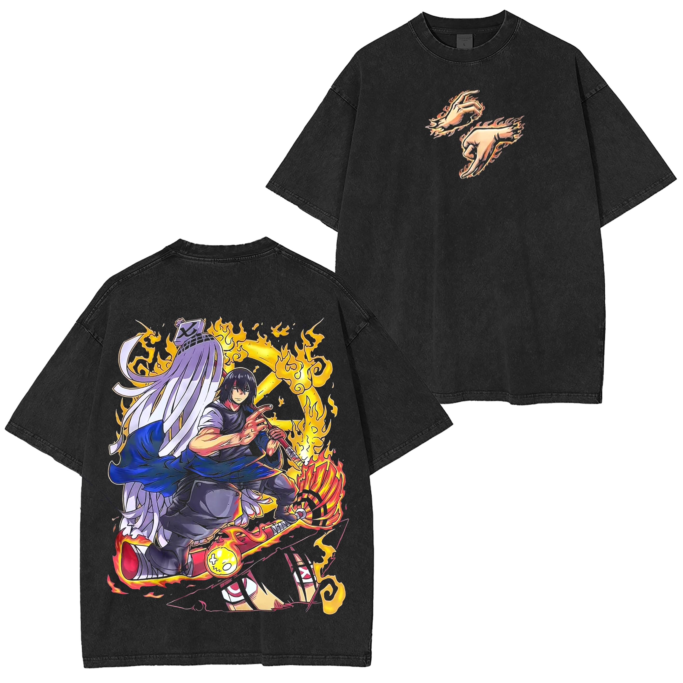 Benimaru,Fire Force Anime Washed T-shirt/Crewneck/Hoodie