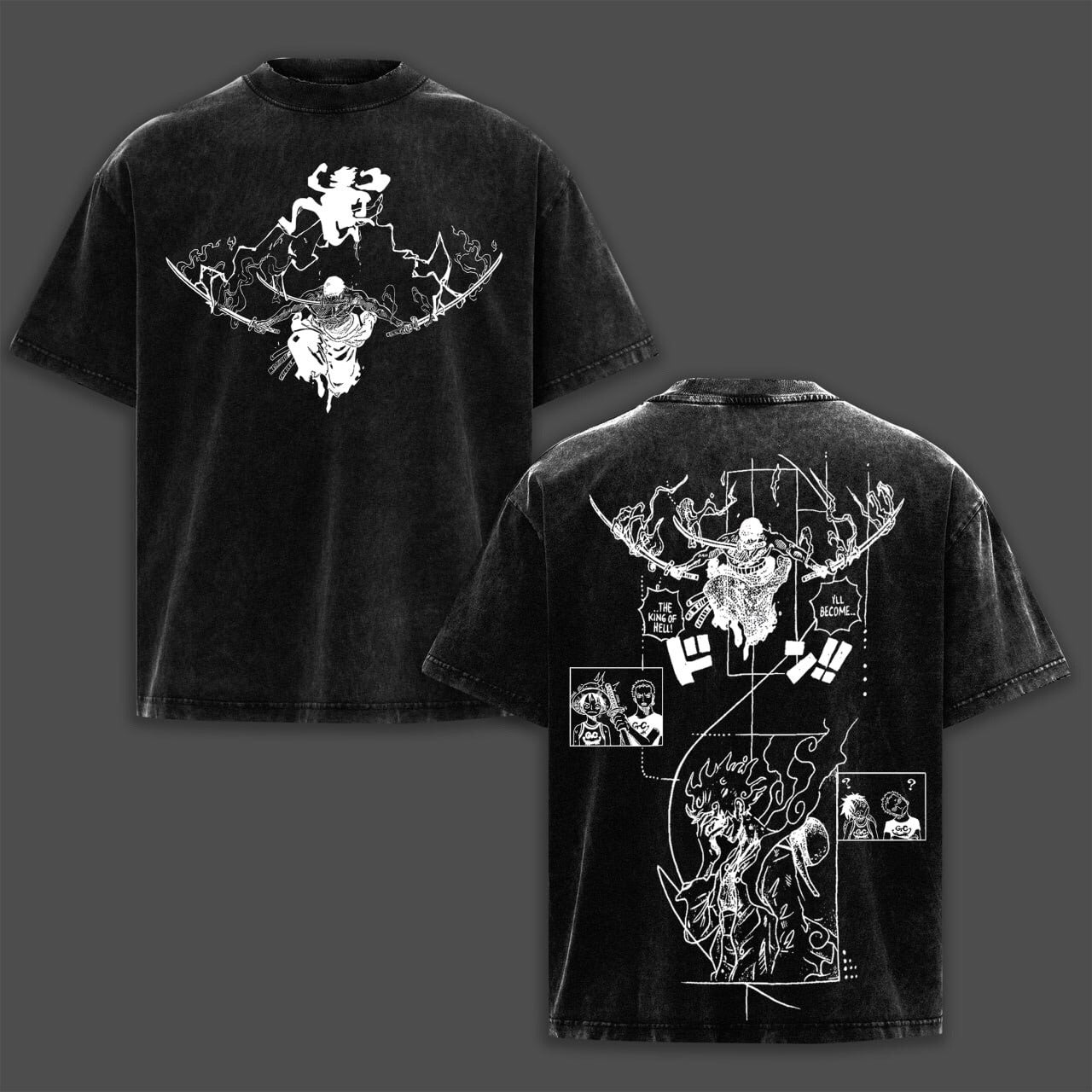 Luffy,One Piece Washed T-shirt/Crewneck/Hoodie