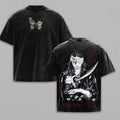 Miyamoto Musashi, Vagabond Anime Washed T-shirt/Crewneck/Hoodie