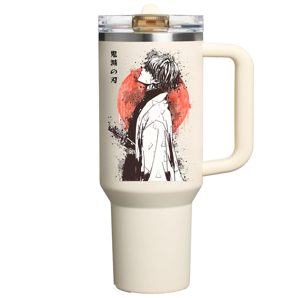 Zenitsu ,Demon Slayer Flip Straw Tumbler