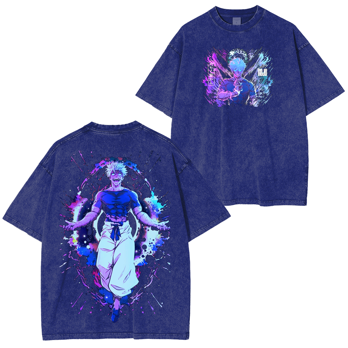 Satoru Gojo,Jujutsu Kaisen Anime Unisex Washed T-Shirt