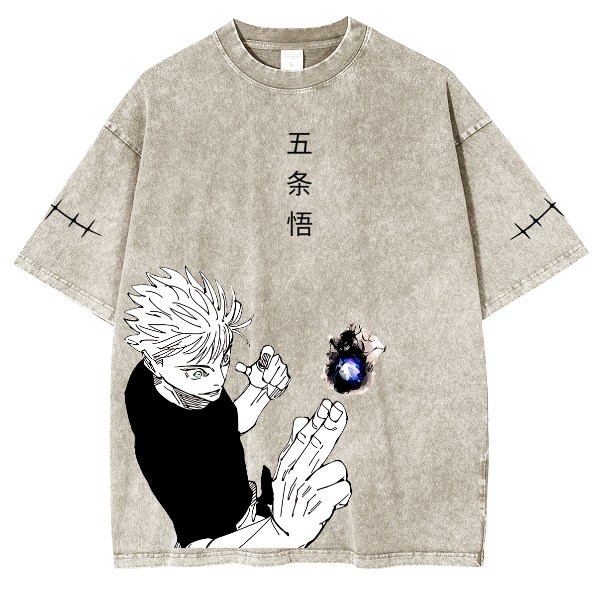 Jujutsu Kaisen Anime Unisex Washed T-Shirt