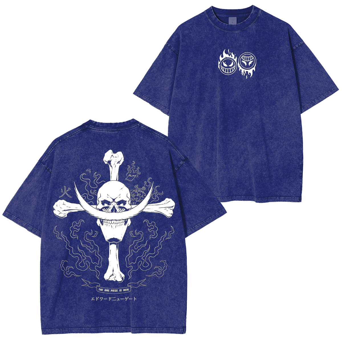 One Piece Anime Unisex Washed T-Shirt