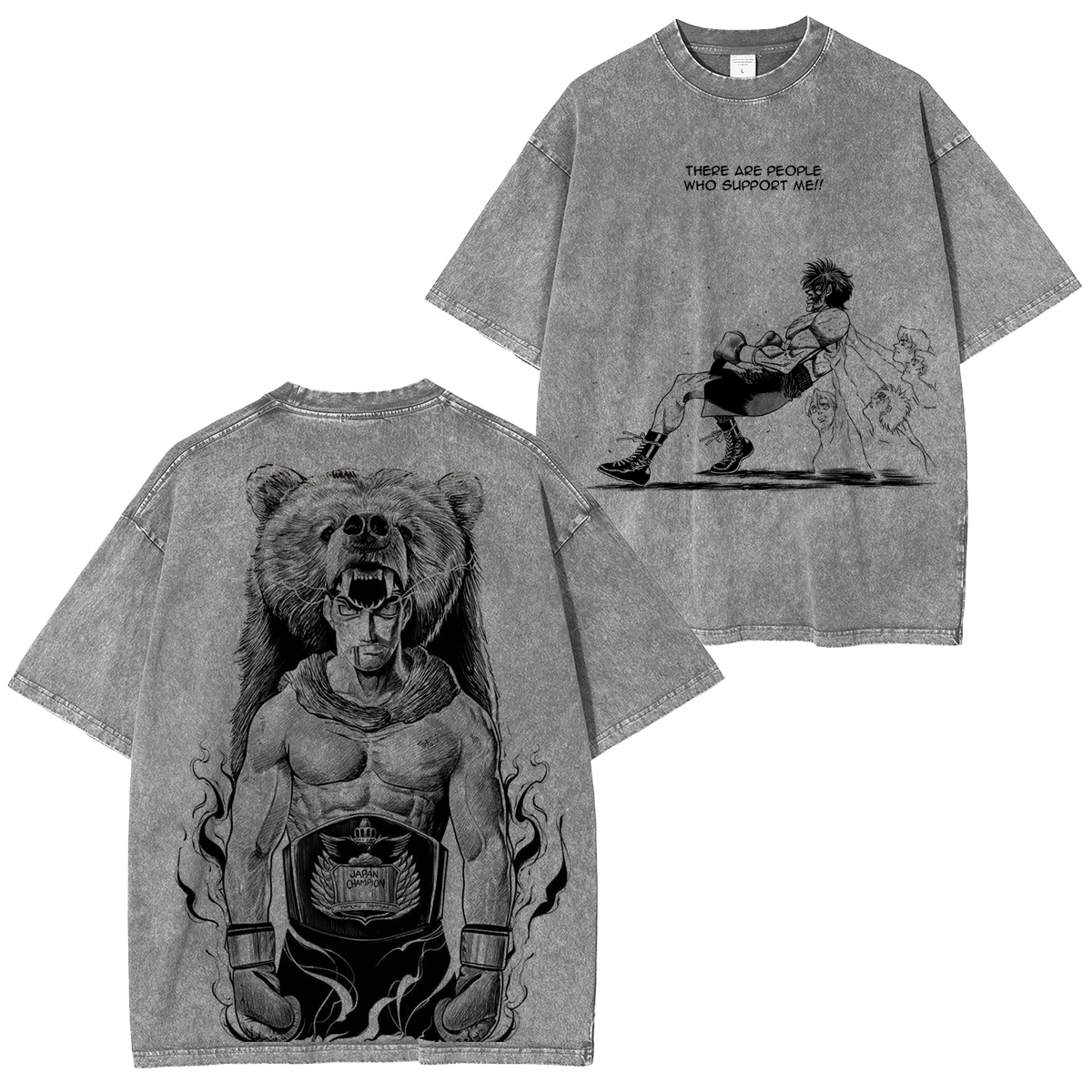 Takamura Mamoru,Hajime no ippo Anime Unisex Washed T-Shirt