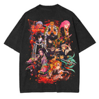 All Hashira,Demon Slayer Anime Unisex Washed T-Shirt