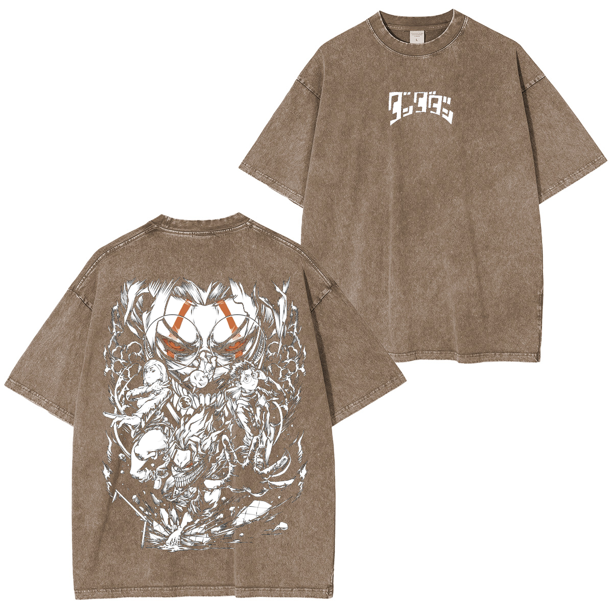 Dandadan  Anime Unisex Washed T-Shirt