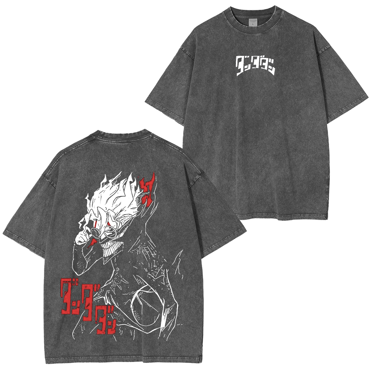 Dandadan  Anime Unisex Washed T-Shirt