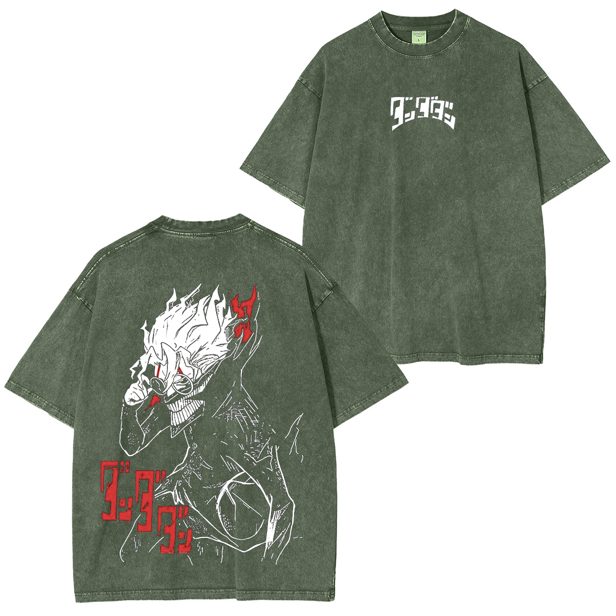 Dandadan  Anime Unisex Washed T-Shirt