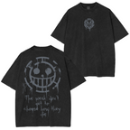 One Piece Anime Unisex Washed T-Shirt