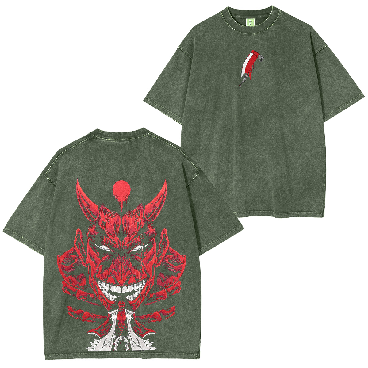 Bleach  Anime Unisex Washed T-Shirt