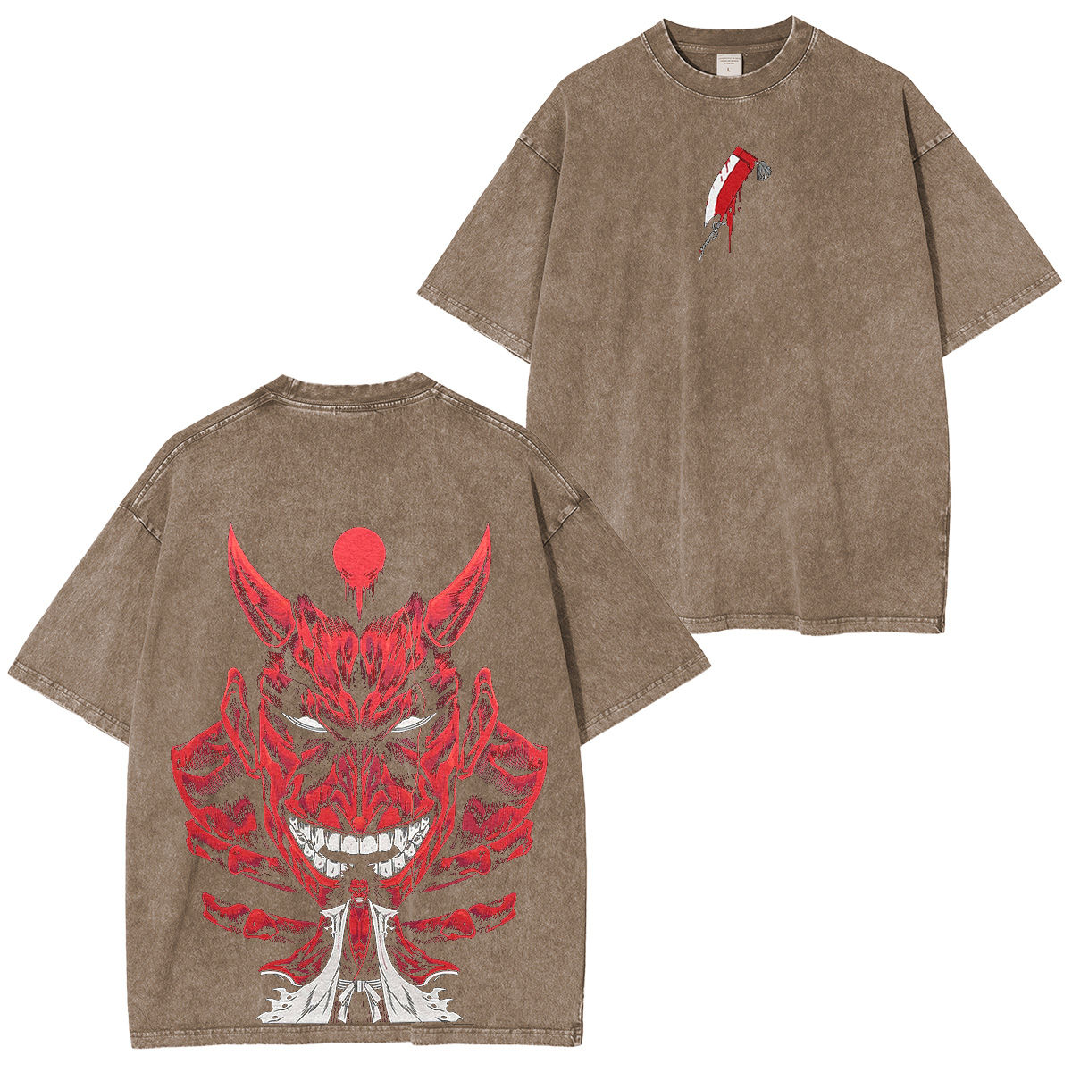 Bleach  Anime Unisex Washed T-Shirt