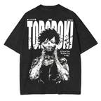 Shoto Todoroki,My Hero Academia Anime Unisex Washed T-Shirt