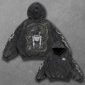 One Piece Oversized Clean Black  Anime Hoodie