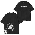 Eren Yeager Attack On Titan Washed Unisex T-Shirt