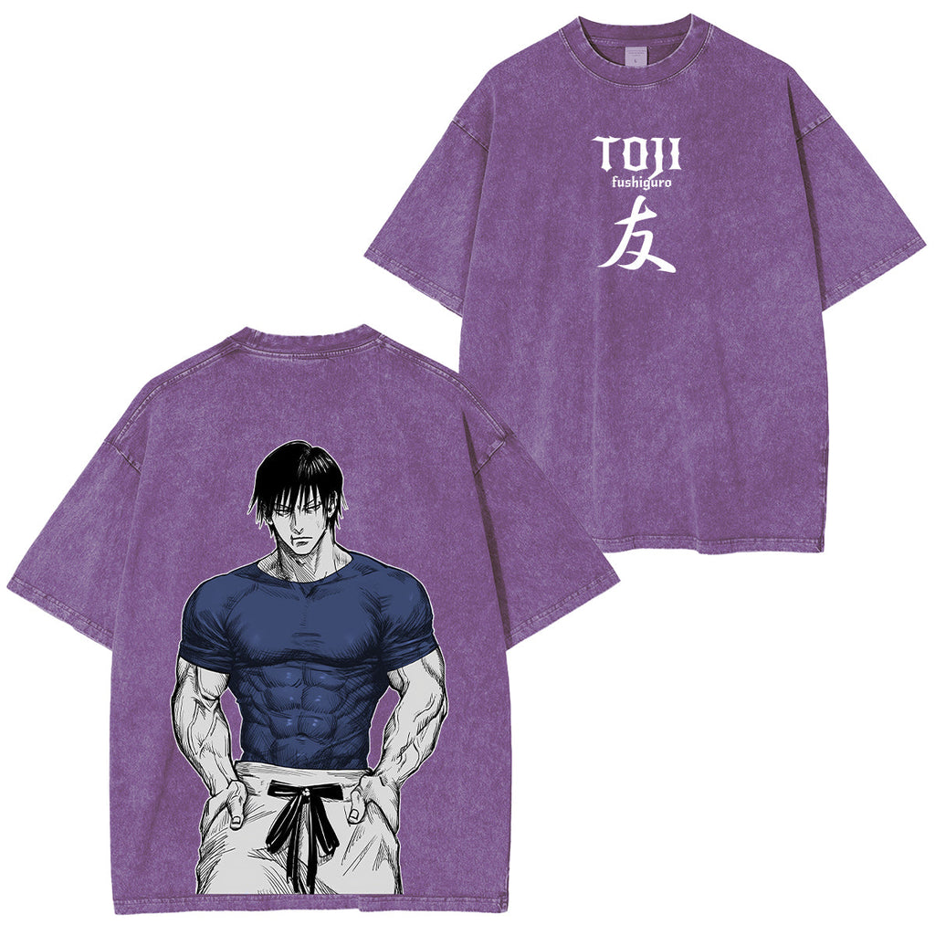 Toji Fushiguro Washed T-shirt/Crewneck/Hoodie
