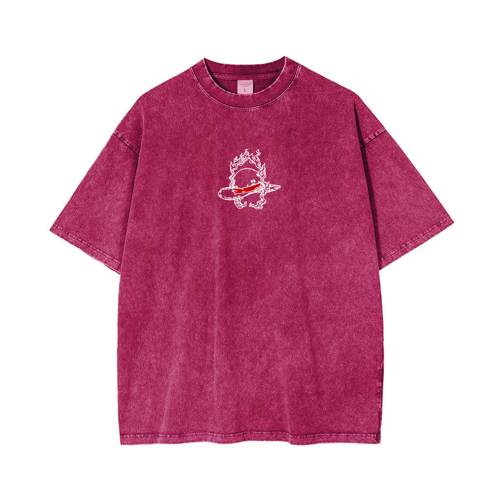 Luffy One Piece Unisex Washed T-Shirt