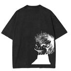 Retro Vintage Ken Kaneki Tokyo Ghoul Anime Unisex Washed T-Shirt