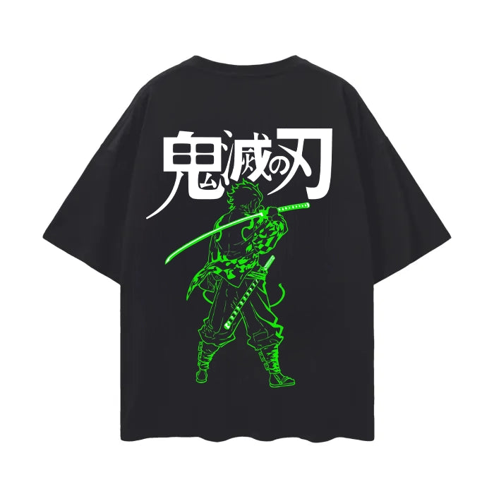 Wind Hashira Streetwear Shirt Black