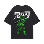 Wind Hashira Streetwear Shirt Black