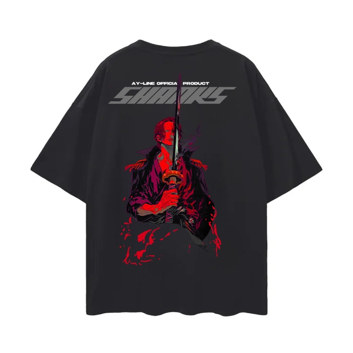 Red-Haired Pirate Y2K Streetwear Shirt