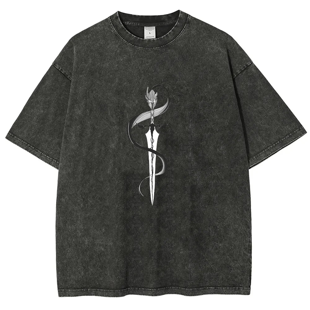 Solo Leveling Unisex Fit Washed T-Shirt