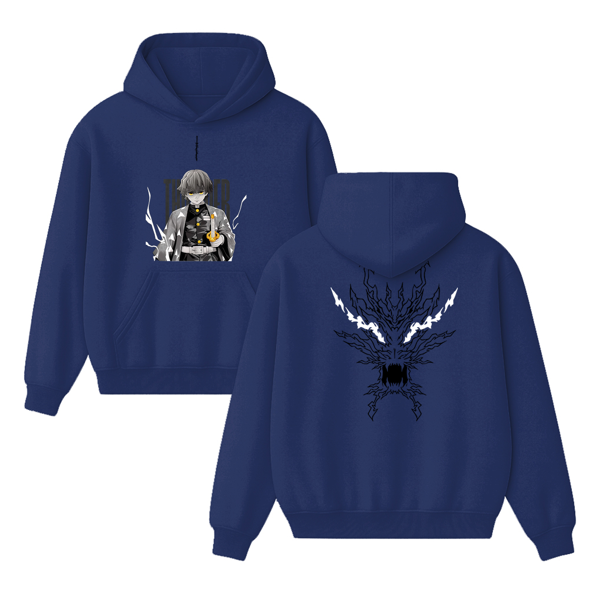 Zenitsu Demon Slayer Anime Unisex Hoodie
