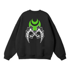 Poisoned Bloom Streetwear Sweatshirt Black