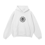 Serpent Empress Y2K Streetwear Hoodie White