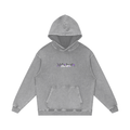 Lucky Strike Streetwear Hoodie Grey Washed