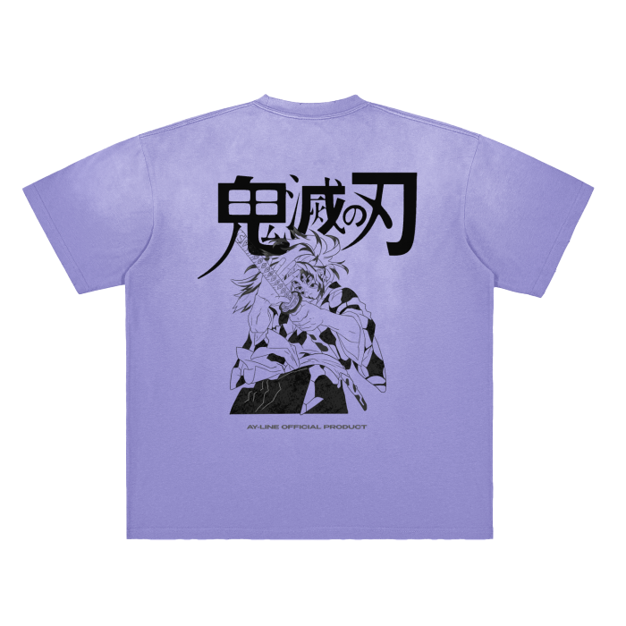 Silent Assassin Streetwear Shirt Purple Washed
