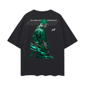 Pirate Hunter Y2K Streetwear Shirt Black