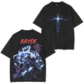 Sung Jin Woo, Solo Leveling Anime Unisex Washed T-Shirt