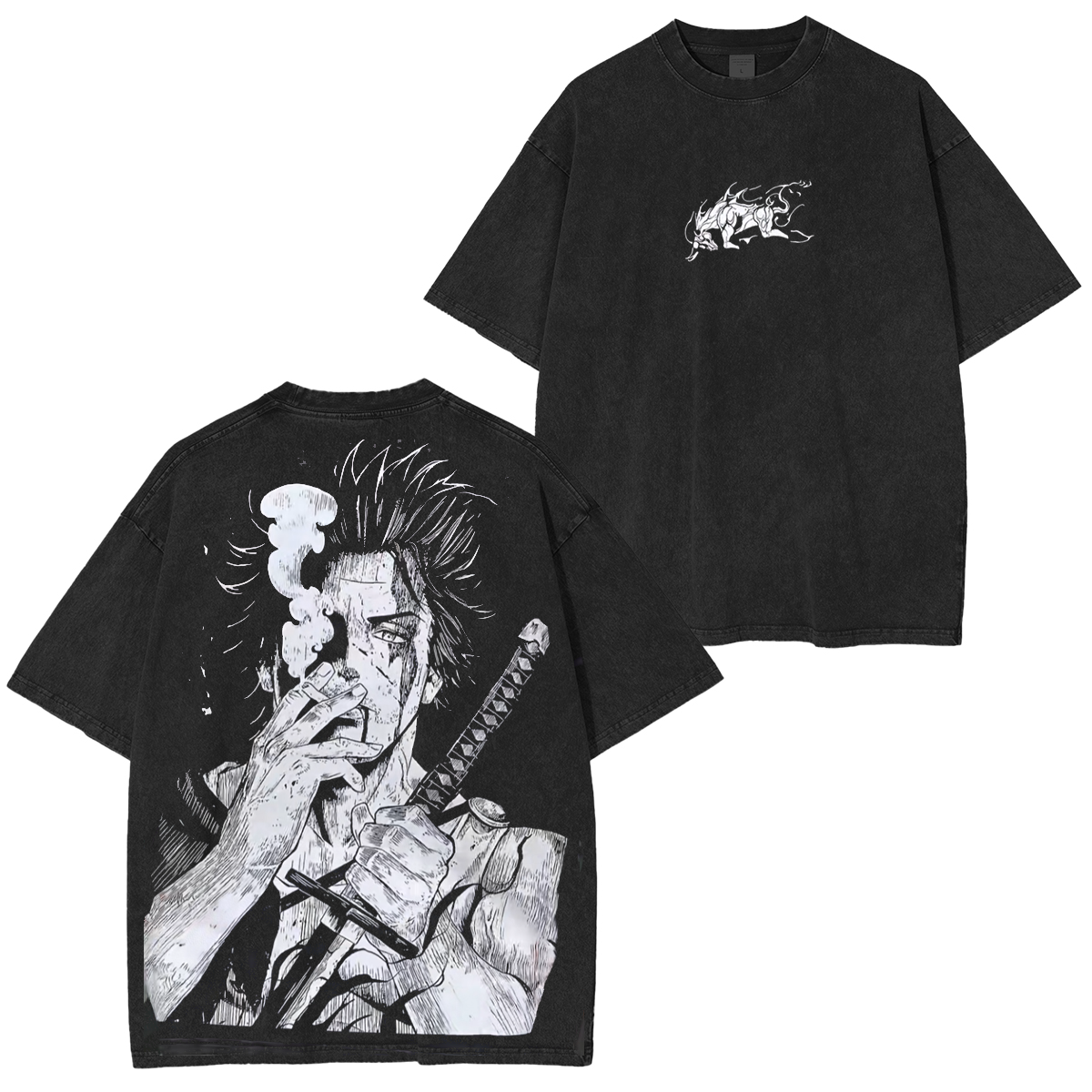 Black Clover Yami Sukehiro Washed T-shirt/Crewneck/Hoodie