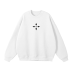 Dark Charisma Fish Streetwear Sweatshirt White