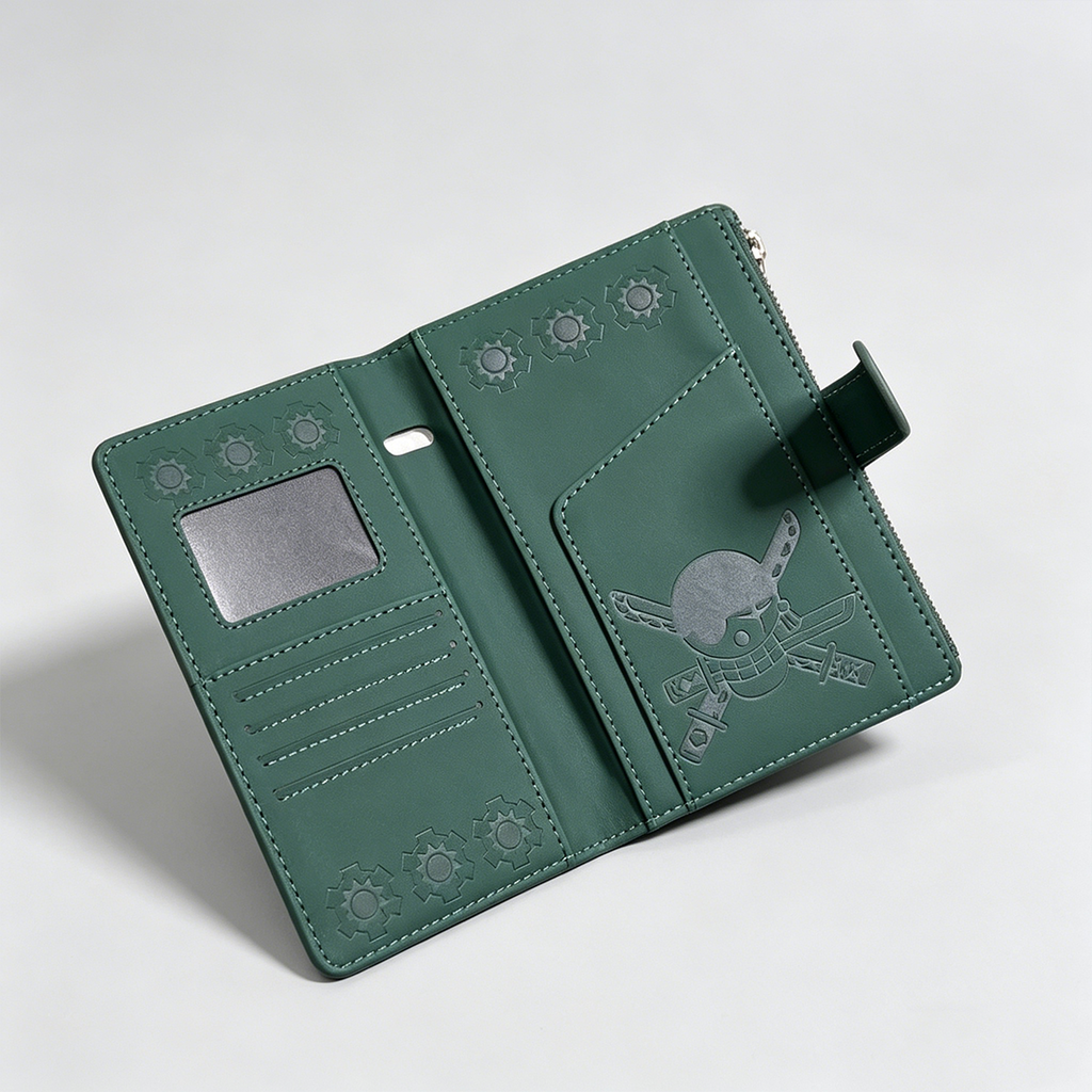 One Piece Genuine Soft Leather RFID Ultra-Thin Multi-Functional Passport and ID Case