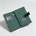 One Piece Genuine Soft Leather RFID Ultra-Thin Multi-Functional Passport and ID Case