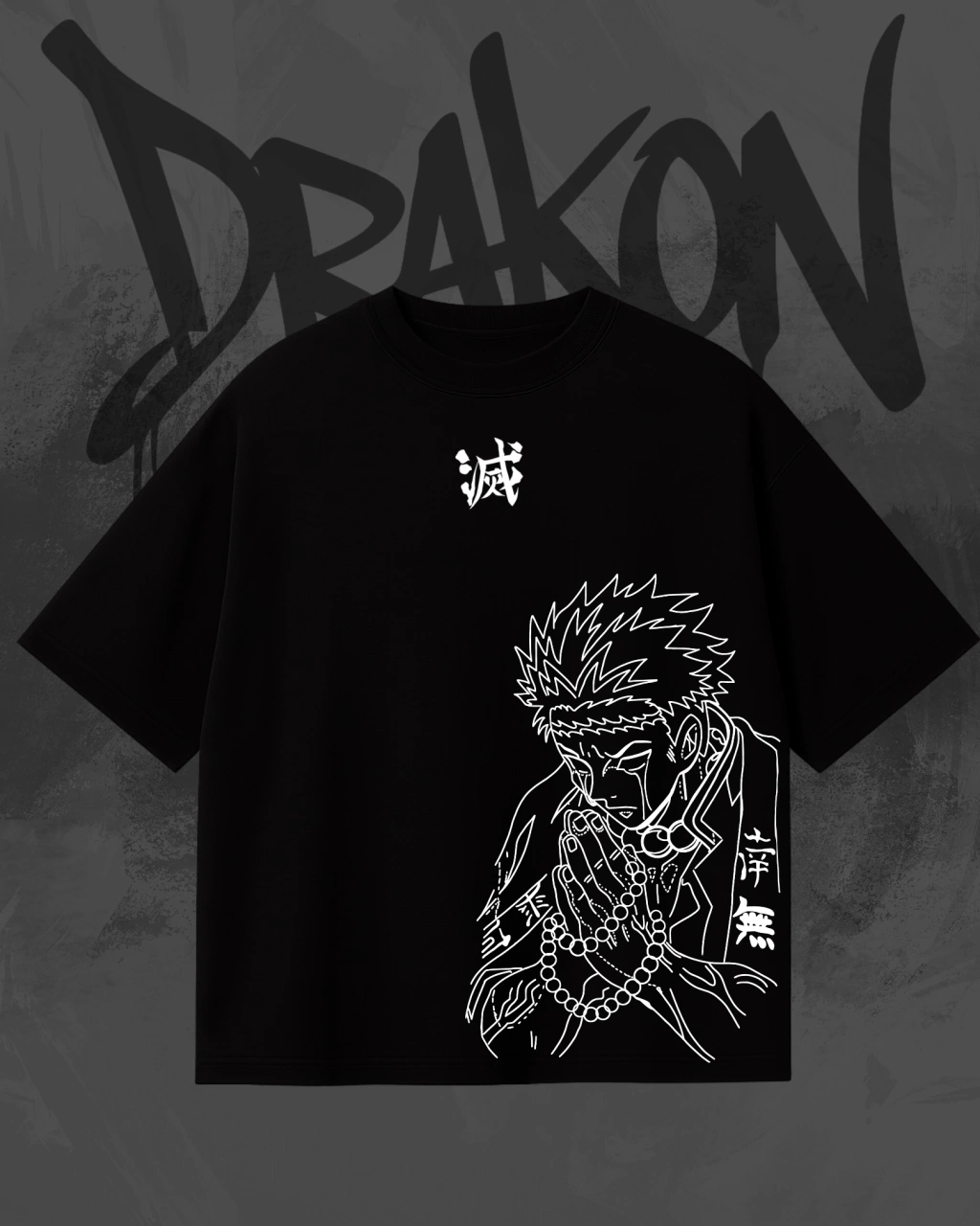 Demon Slayer Anime Unisex Washed T-Shirt