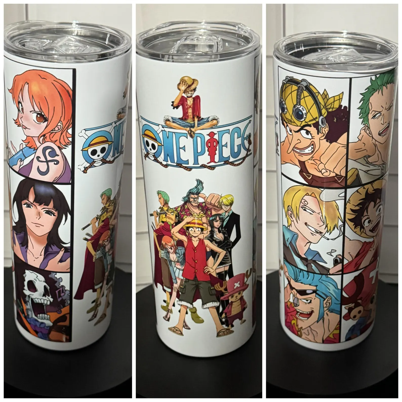 Pirate Stainless Steel Tumbler sublimation anime unique custom handmade gift