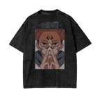 Jujutsu Kaisen Anime Acid Washed Oversize T-Shirt